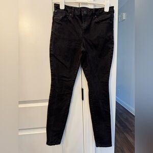 GAP Women's Dark Black Skinny Jeans